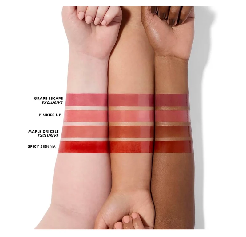 e.l.f. Glossy Lip Stain Shades 4 Days Kit, Long-Lasting Lip Stains For A Sheer Pop Of Color & Subtle Gloss Finish - Vegan & Cruelty-Free (4 Shades)