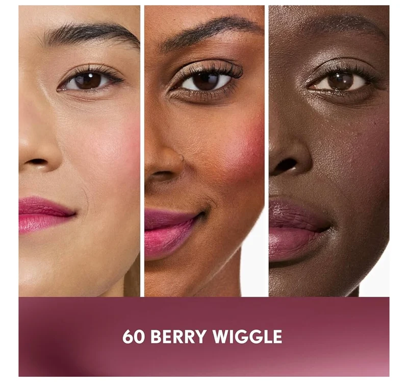 COVERGIRL Clean Fresh Jelly Water Tint, Lip & Cheek Tint, Transfer-Proof, Hydrating - 60 Berry Wiggle - (Violet Plum)