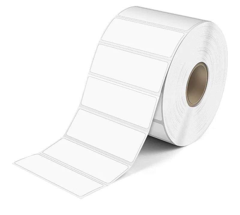 2.25 x 0.75" Direct Thermal Labels, Permanent Adhesive Address Barcode Label (1 Roll 1700 Labels)