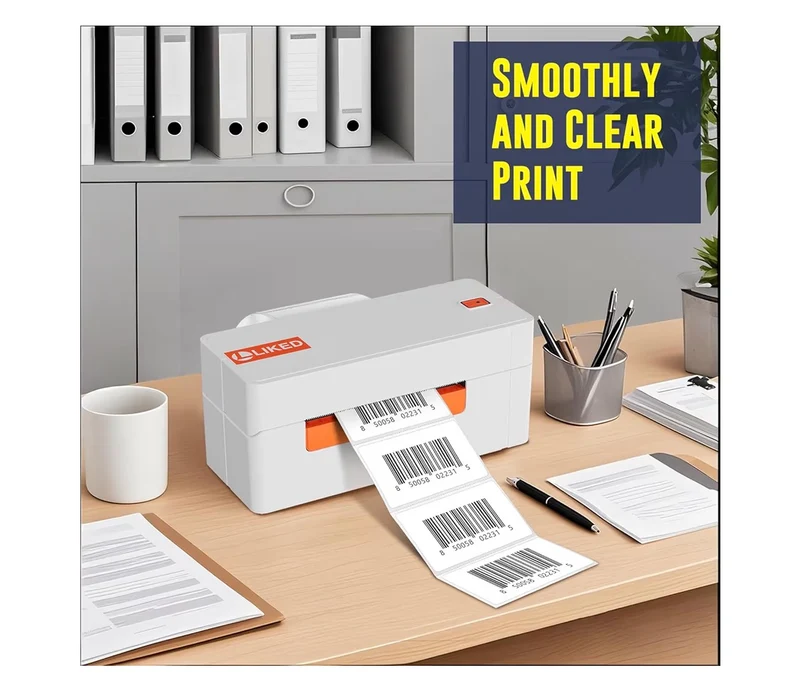 2.25x1.25" Direct Thermal Labels, Permanent Adhesive Barcode Address Label - (1000 Pcs) 1 Roll