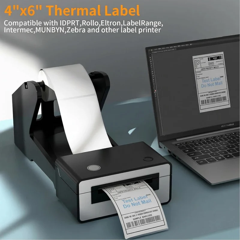 4x6" Shipping Labels Thermal Printer Stickers - (250 Sheets)