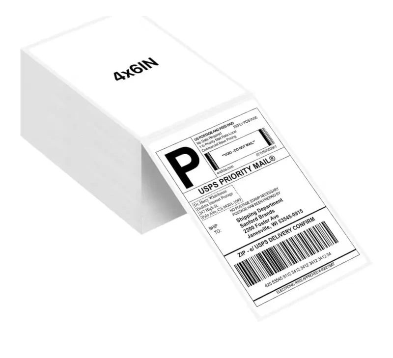 Thermal Labels 4X6 inches - Shipping Labels, Strong Adhesive - (240 Sheets)