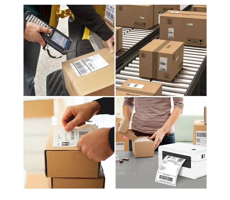 Thermal Labels 4X6 inches - Shipping Labels, Strong Adhesive - (240 Sheets)