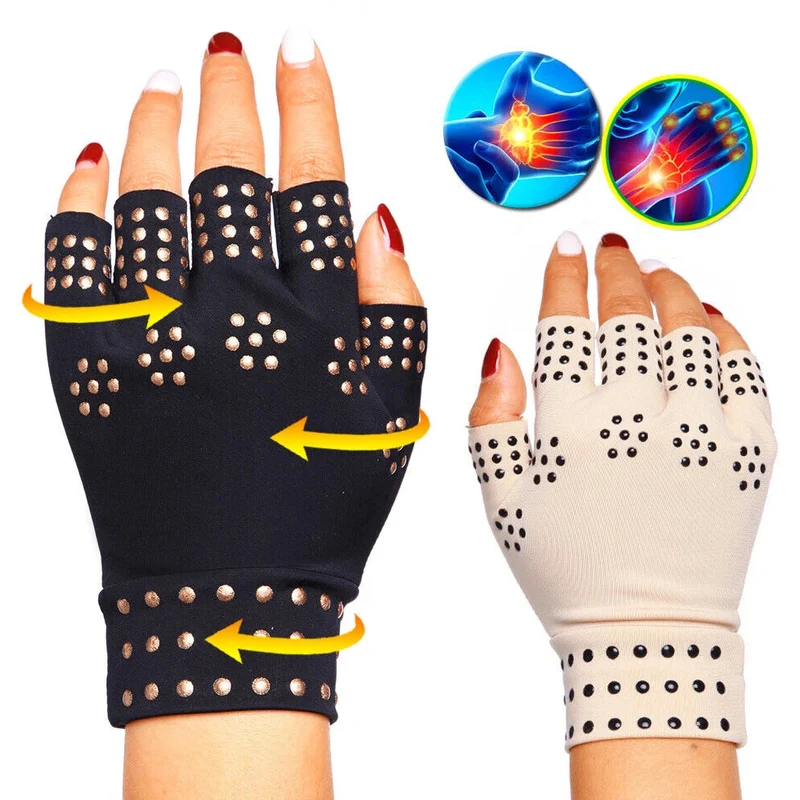 Gants Thérapeutiques Magnétiques Anti-Douleurs Articulaires
