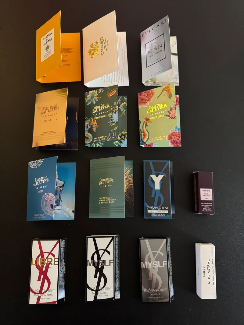 Assorted Luxury Mini Perfume & Cologne Samples Lot
