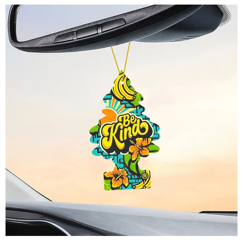 LITTLE TREES Car Air Freshener | Hanging Tree Provides Long Lasting Scent for Auto and Home - (Be Kind)