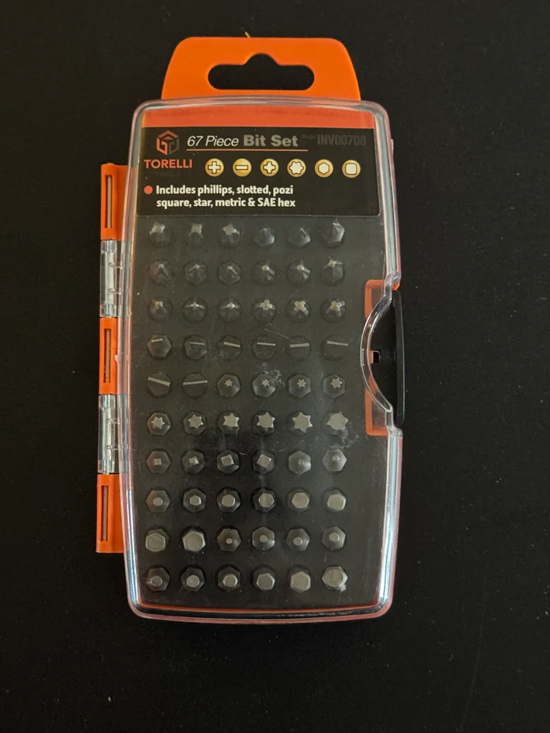 Torelli 67 Piece Screwdriver Bit Set Toolkit