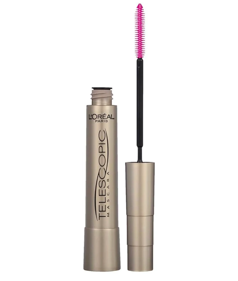 L’Oreal Paris Makeup Original Telescopic Mascara, Separating Mascara Volume and Length Formula, Washable - (Black Brown) 0.27 Fl Oz., 1 Count