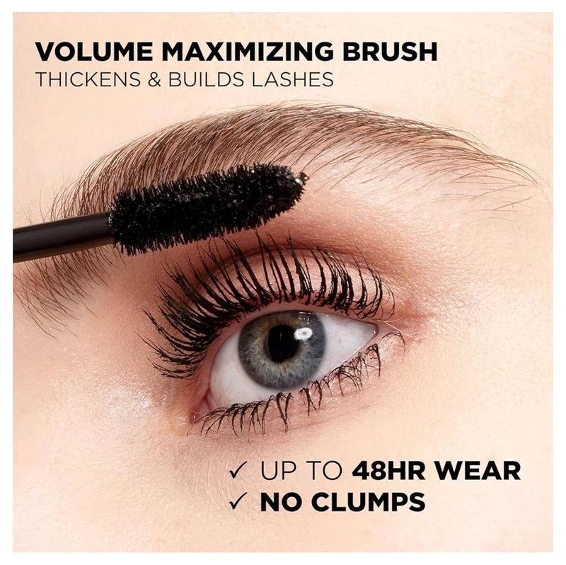 L’Oreal Paris Makeup Voluminous Original Volume Building Waterproof Mascara - (Black Brown)