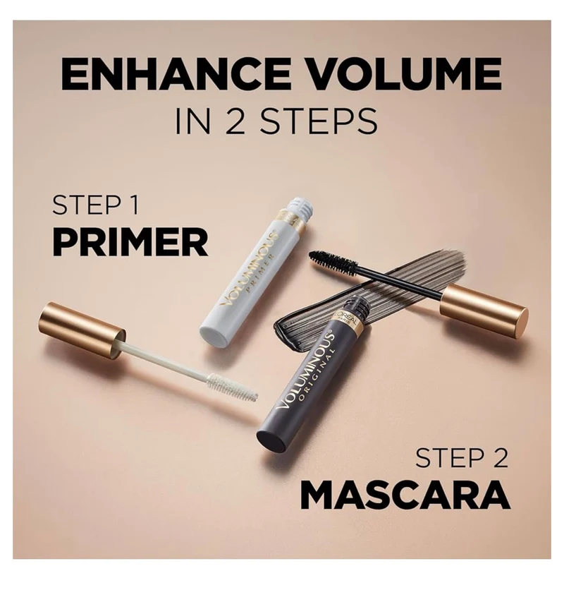 L’Oreal Paris Makeup Voluminous Original Volume Building Waterproof Mascara - (Black)