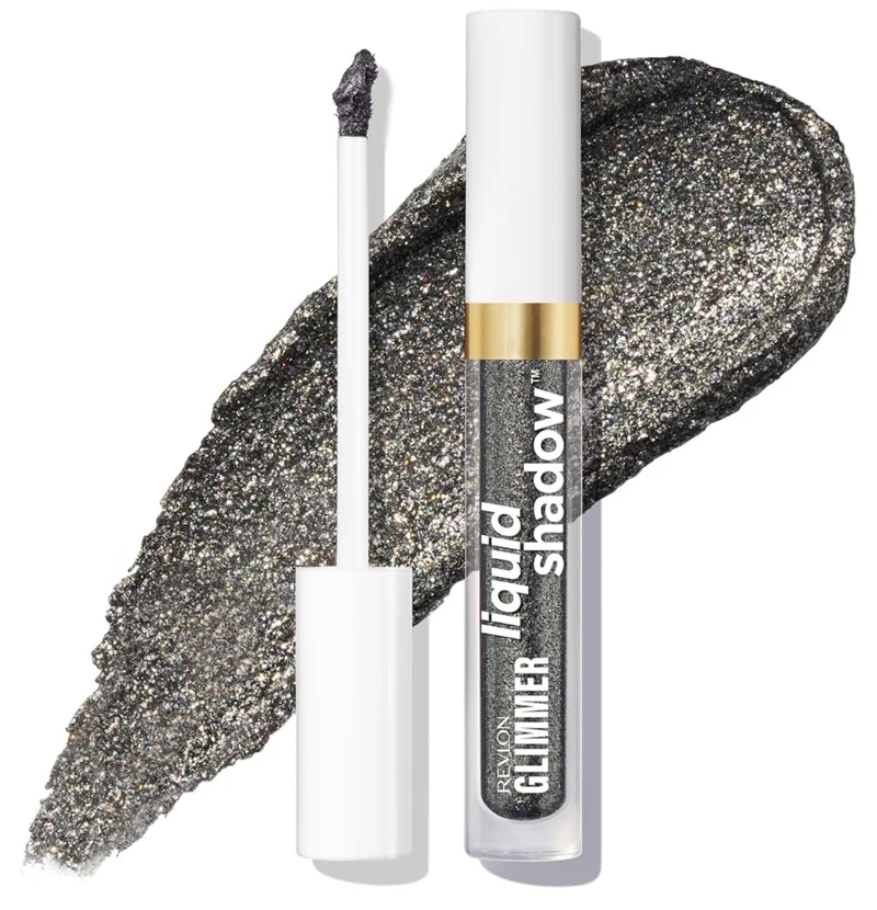 REVLON Glimmer Liquid Shadow, Smudge-Proof Shimmer Eyeshadow Makeup, Long Lasting, High Pigment - (204 Rock-IT)