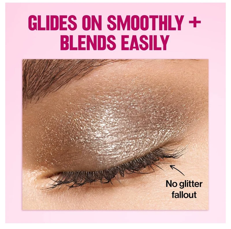 REVLON Glimmer Liquid Shadow, Smudge-Proof Shimmer Eyeshadow Makeup, Long Lasting, High Pigment - (204 Rock-IT)