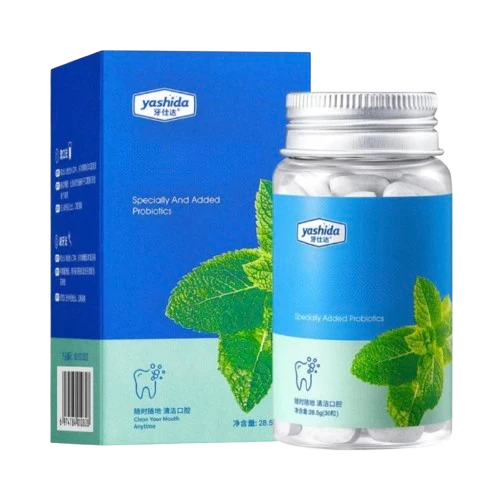 Le Dentifrice à Croquer Haleine Fraîche - 30 Pastilles