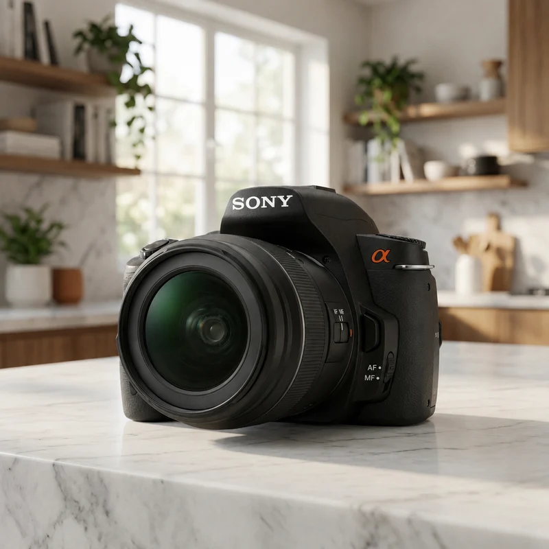 Sony Alpha DSLR Camera Full Kit 18-55mm Lens A-Mount Digital SLR Black
