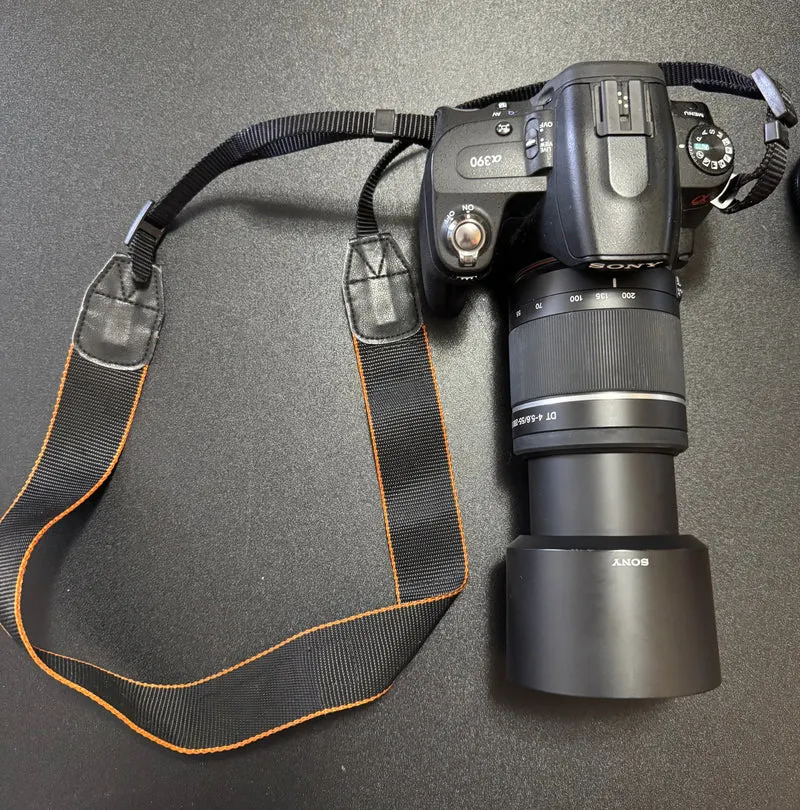 Sony Alpha DSLR Camera Full Kit 18-55mm Lens A-Mount Digital SLR Black
