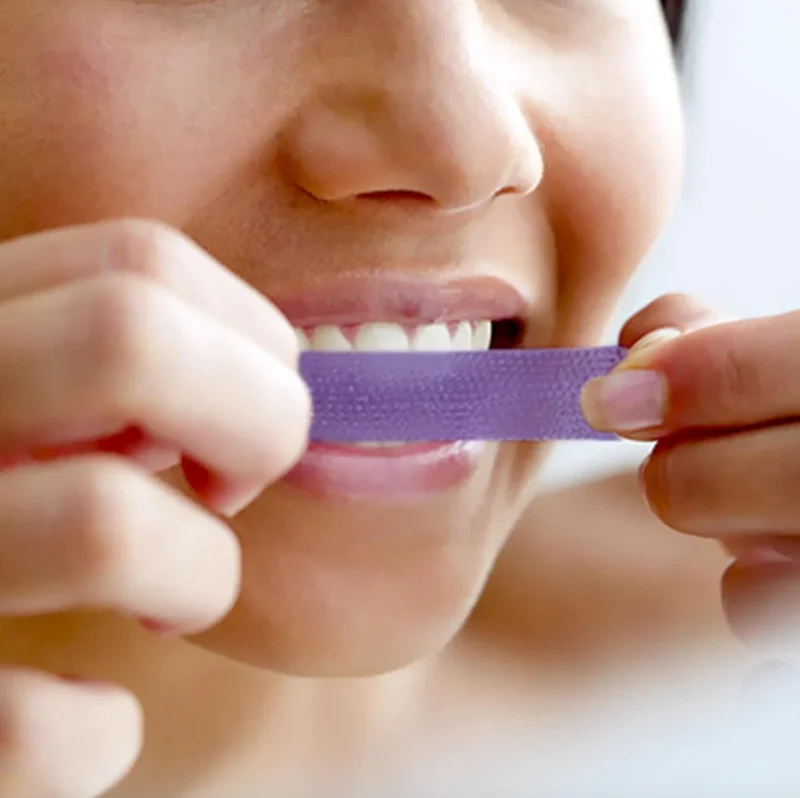 14x Bandes de Blanchiment Dentaire au Gel Violet - EXPRESS' 30min