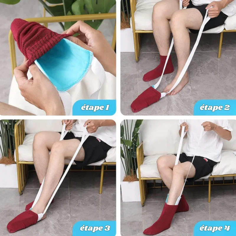 Dispositif d'Assistance Enfile-Chaussettes - Soyez Autonome