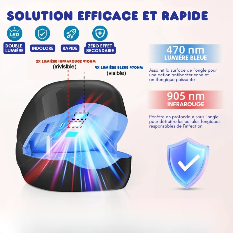 Dispositif de Traitement Laser pour Infections Fongiques