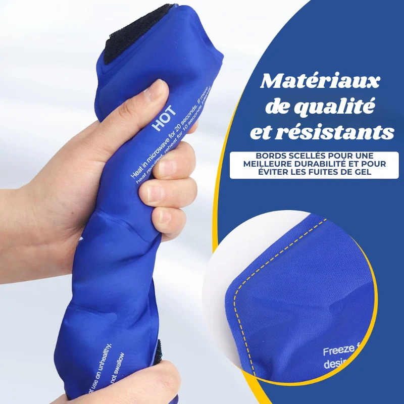 Attelle Gel Chaud/Froid à scratch - Soulagement Douleur
