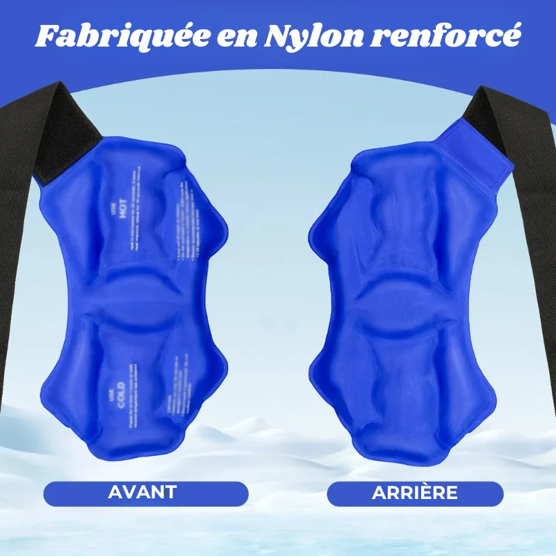 Attelle Gel Chaud/Froid à scratch - Soulagement Douleur