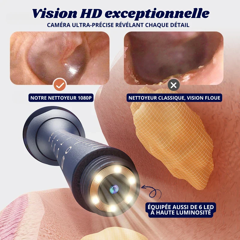 Nettoyeur 2 en 1 Oreilles & Nasal Connecté Intelligent