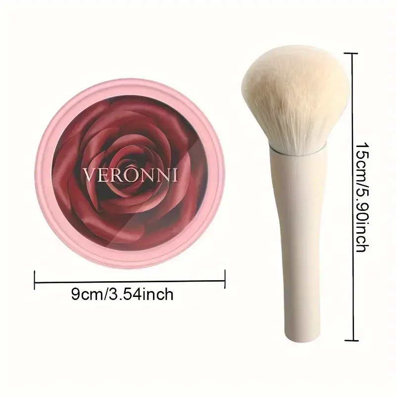 Fard à Joue en Forme de Rose - Idée Cadeau + Pinceau OFFERT