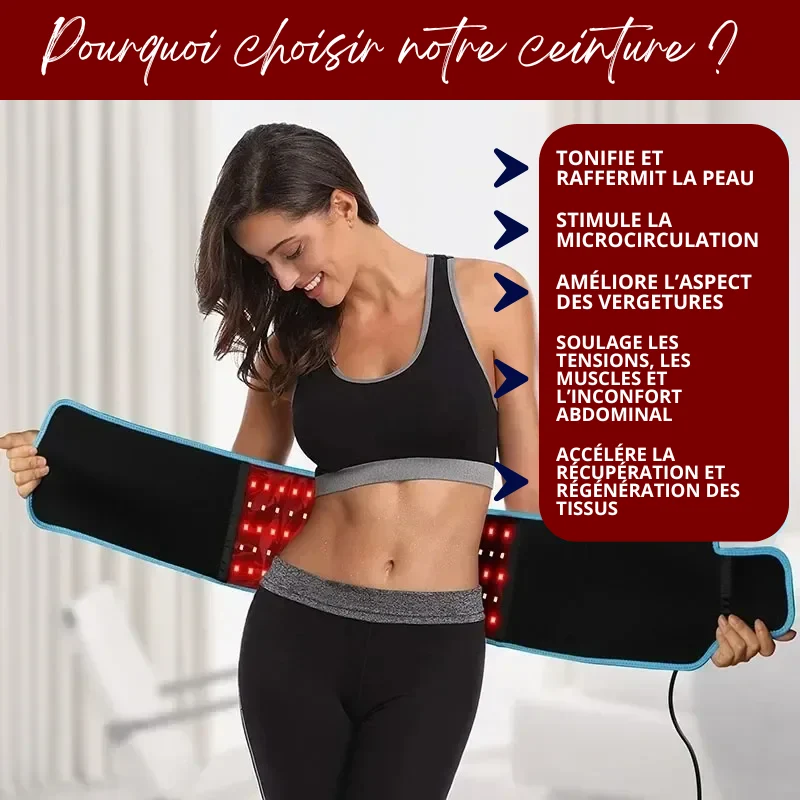Ceinture Amincissante Luminothérapie LED