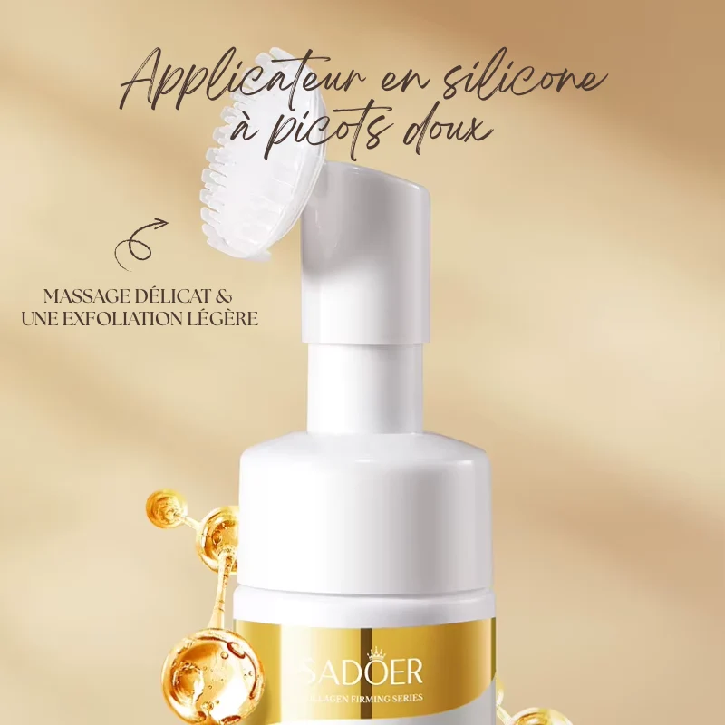Nettoyant Mousse pour le Visage au Collagène