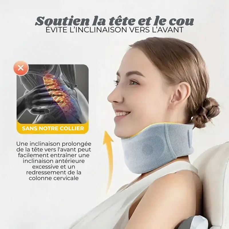 Collier Minerve Souple et Réglable pour Cervicales