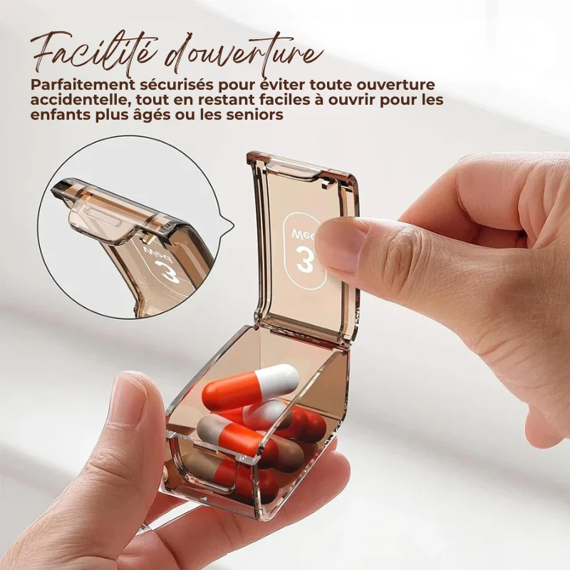 Pilulier de Poche Semainier 7J