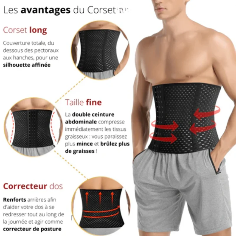 Corset SHAPER pour Homme Amincissant & Sculptant