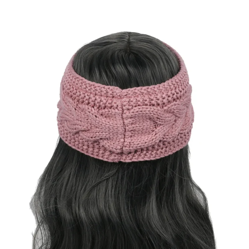 Bandeau KeepWarm Torsadé Doublure Fausse Fourrure Chaude