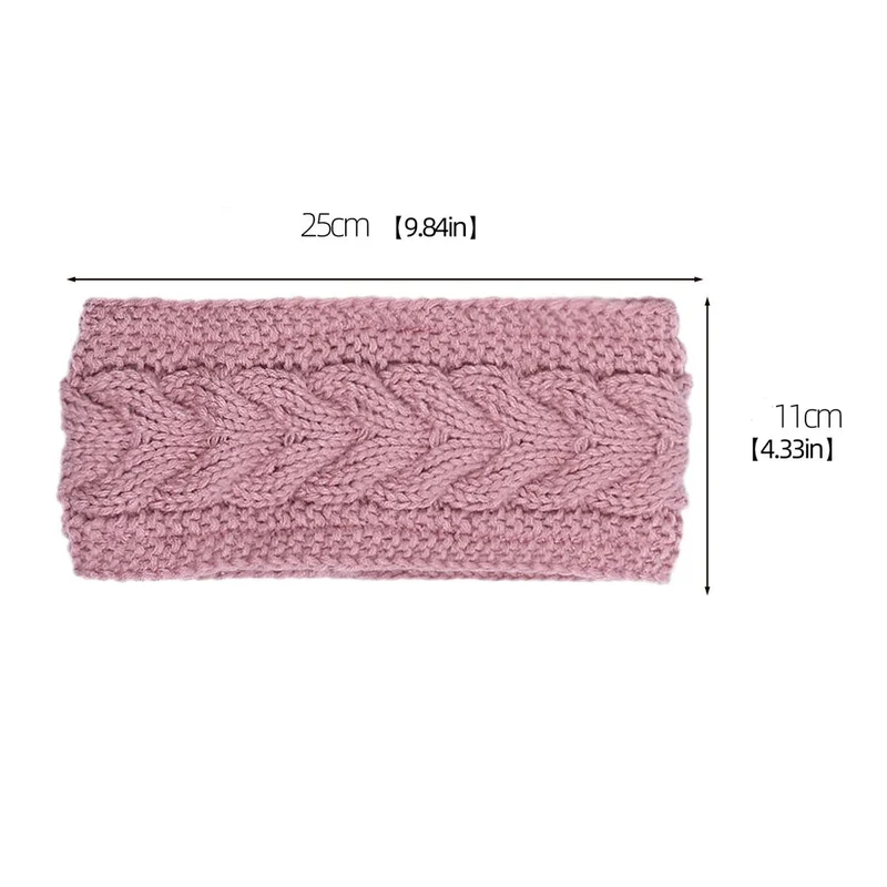 Bandeau KeepWarm Torsadé Doublure Fausse Fourrure Chaude