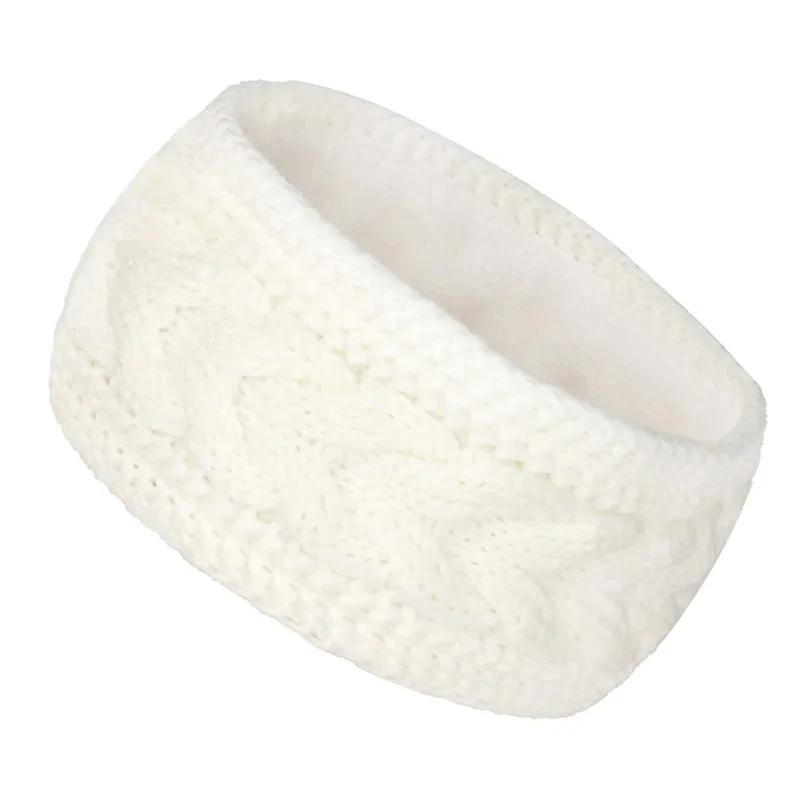 Bandeau KeepWarm Torsadé Doublure Fausse Fourrure Chaude