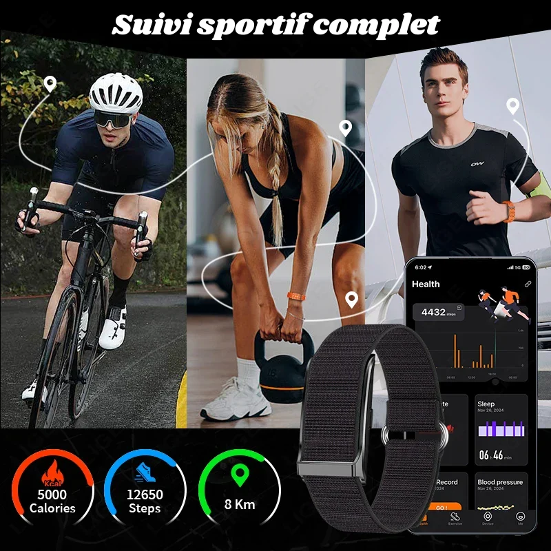 Bracelet Connecté Sans Écran pour votre Bien-être
