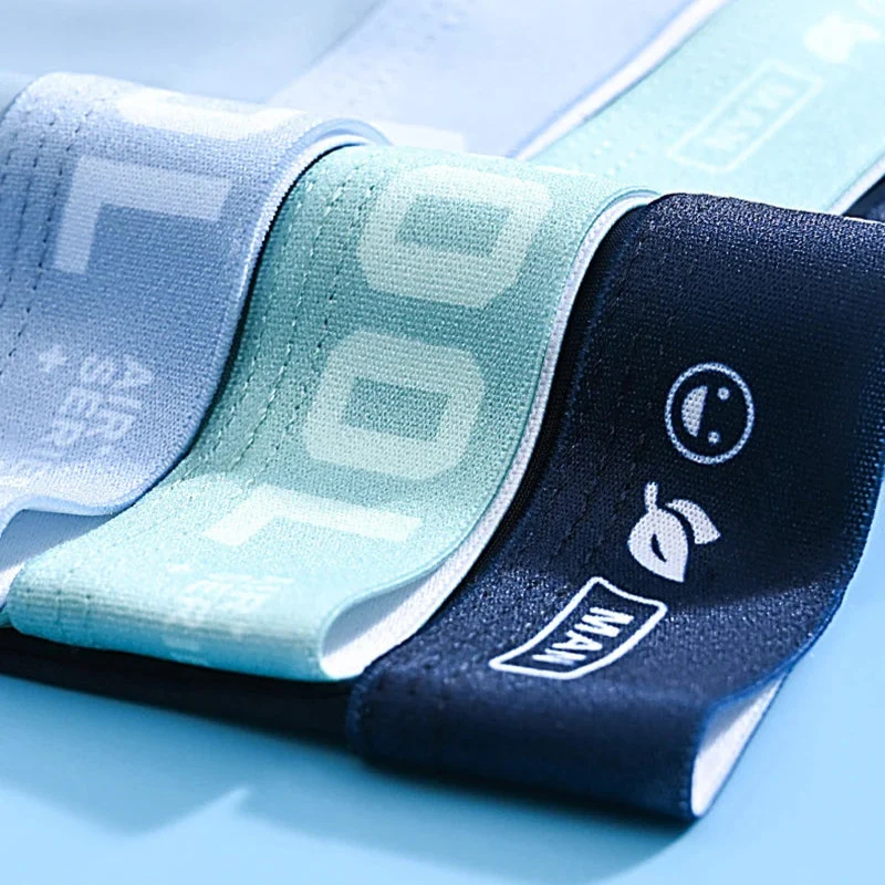 COOL - 4 Boxers Homme Ultra-Légers en Soie Glacée