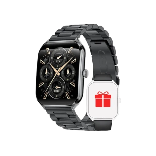 Montre Connectée Ultra Fine - Écran AMOLED HD 1.96" + 1 Bracelet OFFERT