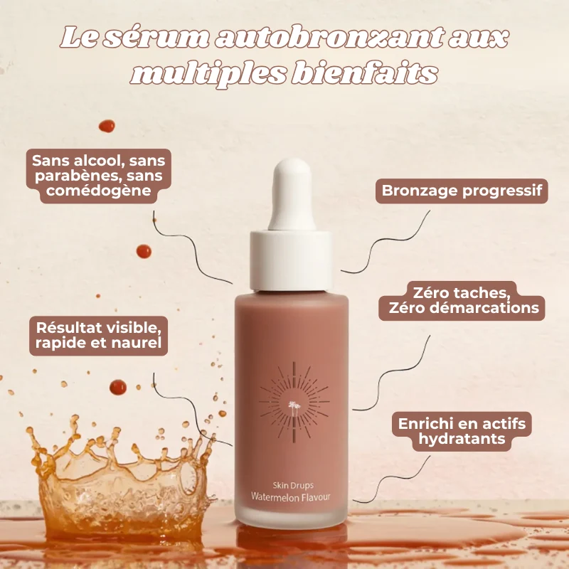 Gouttes Autobronzantes pour Visage et Corps - Résultat Naturel