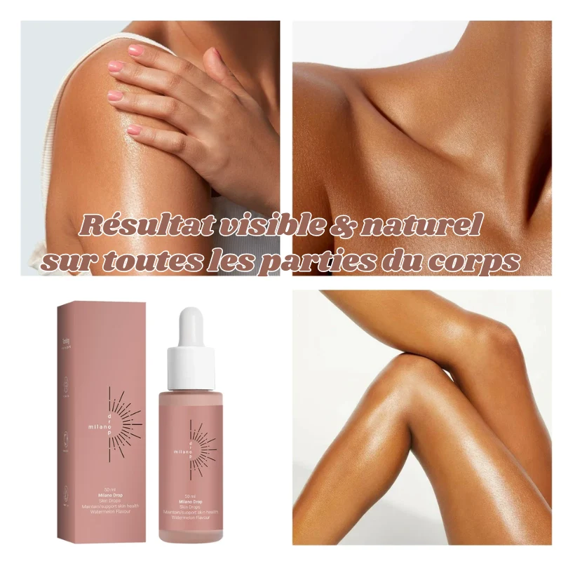 Gouttes Autobronzantes pour Visage et Corps - Résultat Naturel