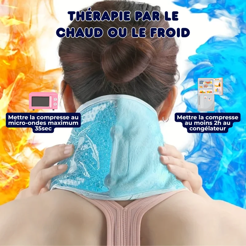 Compresse Thérapeutique Multizones Chaud & Froid en Perles de Gel