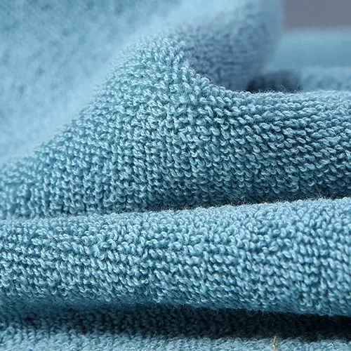 2 Serviettes de Bain Douces & Absorbantes en 100% Coton