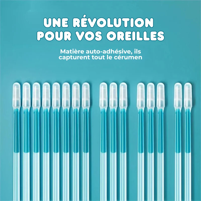 Lot de 24 Cotons-tiges en Silicone Réutilisables