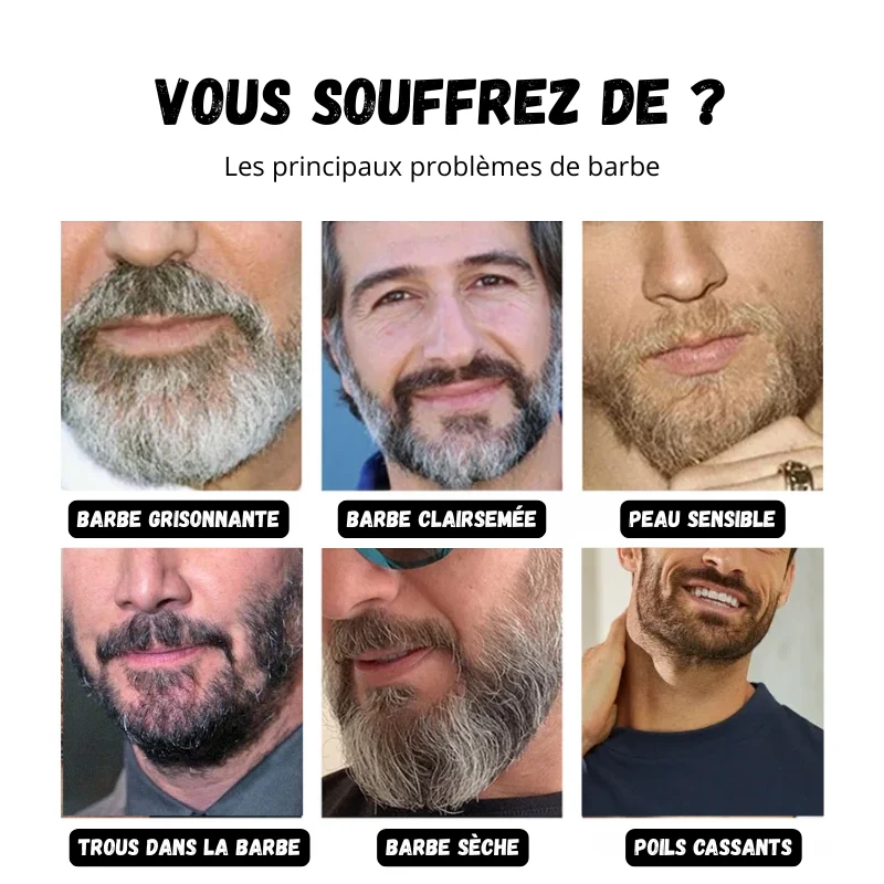 Kit Teinture Semi-Permanente pour Barbe