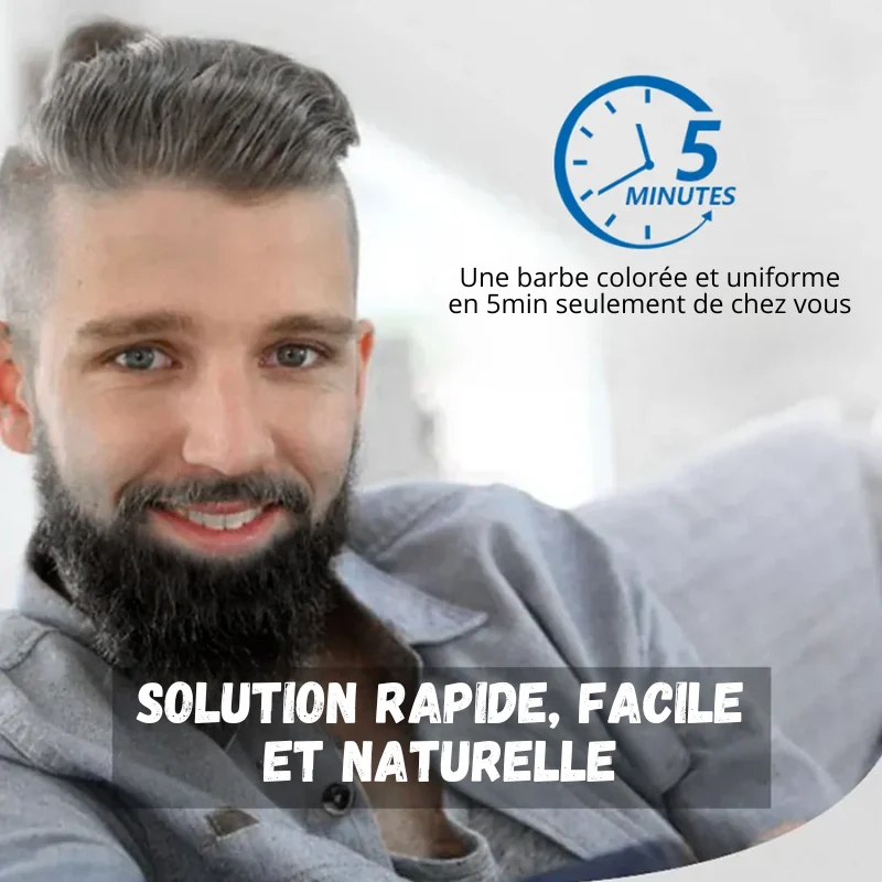 Kit Teinture Semi-Permanente pour Barbe