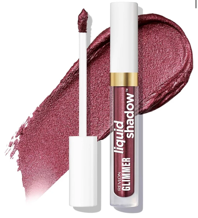 REVLON Glimmer Liquid Shadow, Smudge-Proof Shimmer Eyeshadow Makeup, Long Lasting, High Pigment - (205 In Your Orbit)