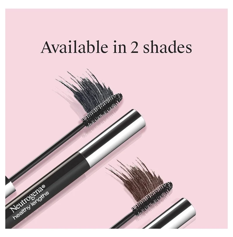 Neutrogena Healthy Lengths Mascara, Strengthens, Lengthens, and Helps Lashes Grow w/ Exclusive Antioxidant Vitamin E and Olive Oil Formula - (Brown 03) 0.21 oz