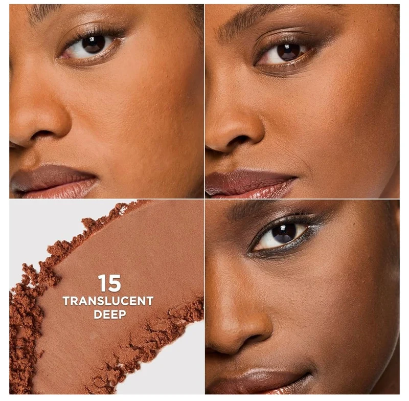 L'Oreal Paris Infallible Blur-fection Longwear Loose Setting Powder, Blurring Face Powder w/ Up to 24HRs of Wear - Deep Translucent (1 Kit)