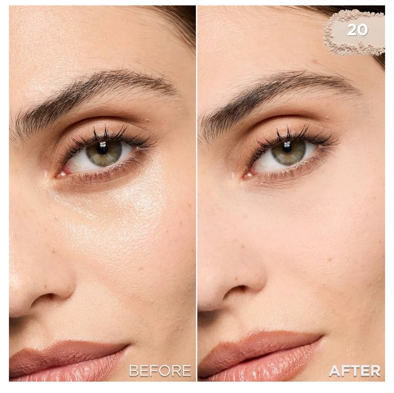 L'Oreal Paris Infallible Blur-fection Longwear Loose Setting Powder, Blurring Face Powder w/ Up to 24HRs of Wear - Translucent Light (1 Kit)