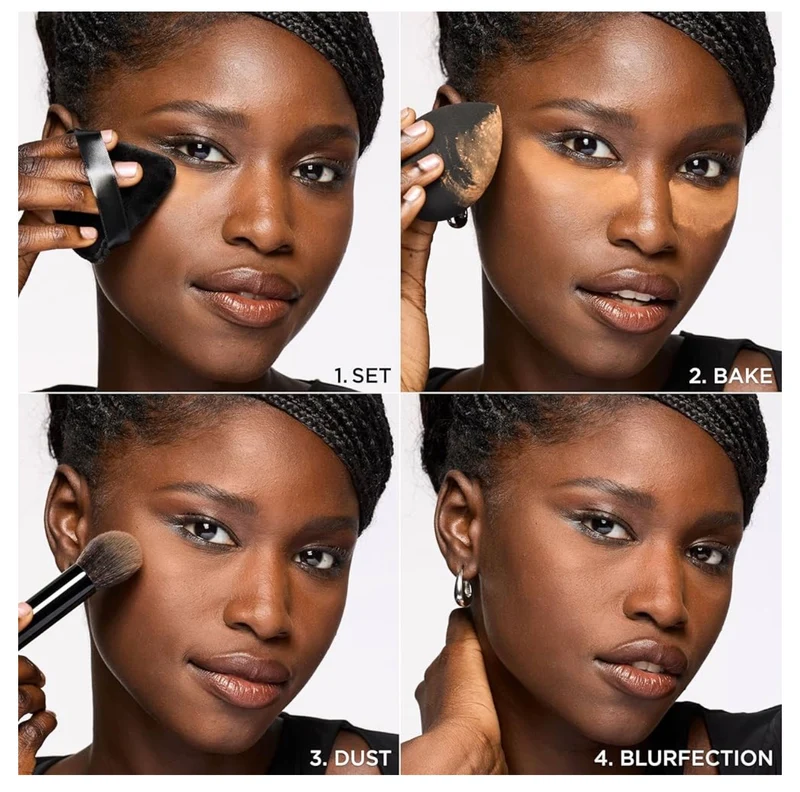 L'Oreal Paris Infallible Blur-fection Longwear Loose Setting Powder, Blurring Face Powder w/ Up to 24HRs of Wear - Brightening Deep Pink (1 Kit)