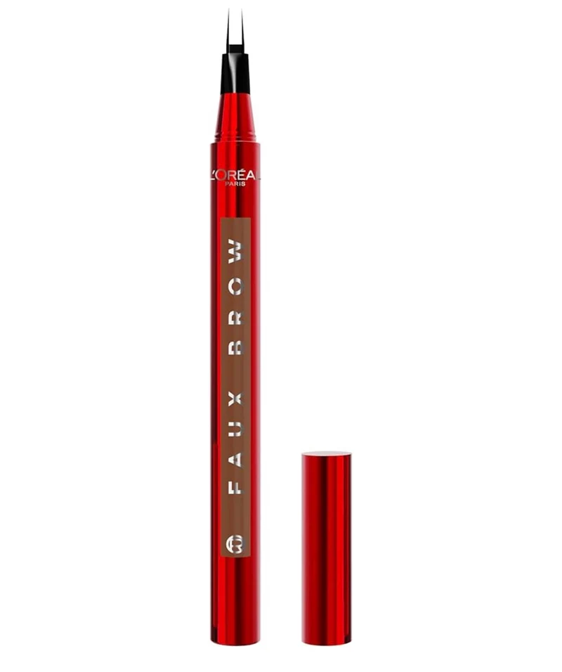 L’Oreal Paris Faux Brow, Hair-Like, Filling Eyebrow Pen w/ Double-Brush Tip, Fast & Precise - Dark Blonde